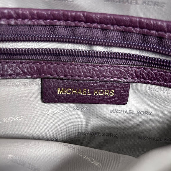 Michael Kors Purple Back Pack /purse - Picture 6 of 10